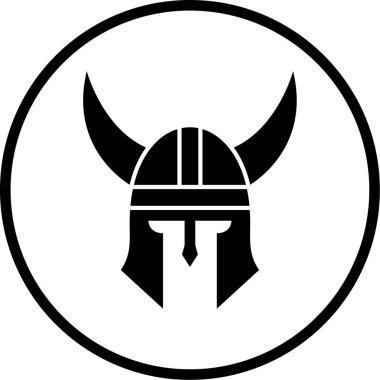 Viking simgesi, vektör illüstrasyonu