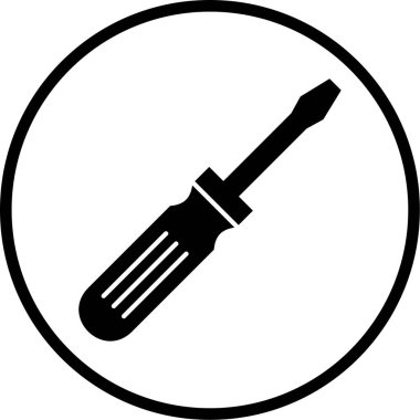 İngiliz anahtarı simgesinin vektör illüstrasyonu