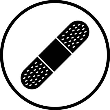 Alçı simgesinin vektör illüstrasyonu 