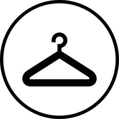 askı simgesi, vektör illüstrasyonu