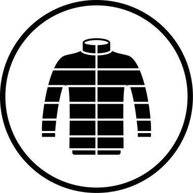 giysi düz vektör simgesi