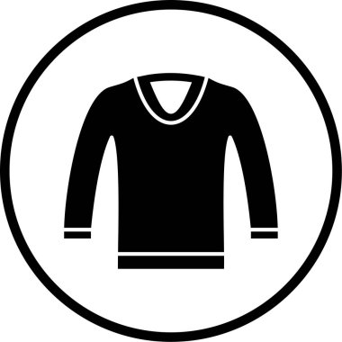 Kıyafetler. Web simgesi basit illüstrasyon