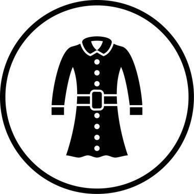 Eşsiz elbise. vektör illüstrasyonu