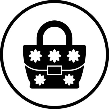 Vektör alışveriş torbası simgesi