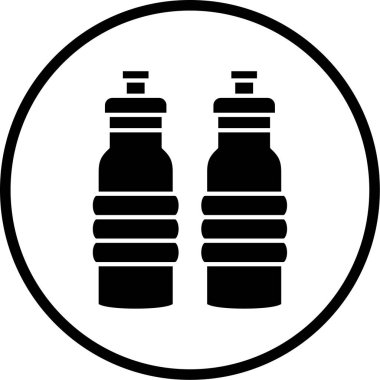 şişe illüstrasyon simgesi, vektör 