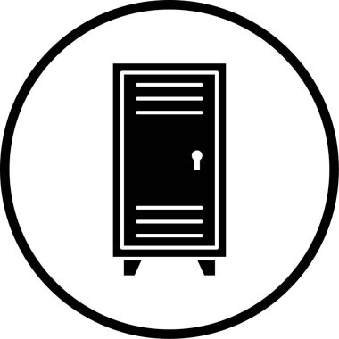 güvenli ağ simgesi basit illüstrasyon