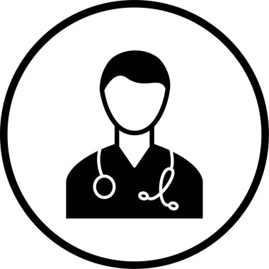 Doktor simge vektör çizim