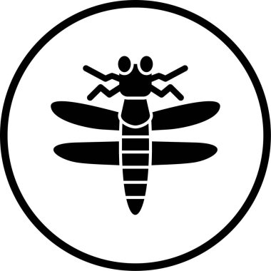 Böcek sineği simgesinin vektör çizimi