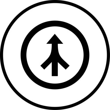 Ok. Web simgesi basit illüstrasyon