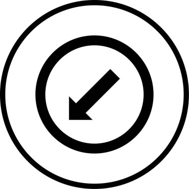 ok simgesinin vektör illüstrasyonu