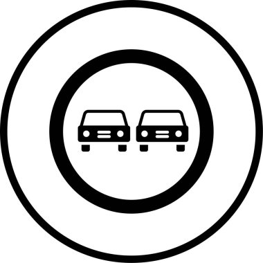 Arabalar. Web simgesi basit illüstrasyon