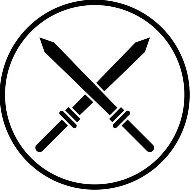 Bıçak. Web simgesi basit illüstrasyon