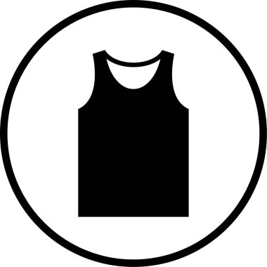 t-shirt simgesi, vektör illüstrasyonu