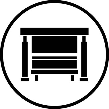 bank simgesinin vektör illüstrasyonu