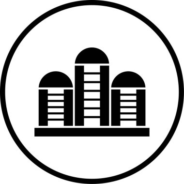 Yapı simgesinin vektör illüstrasyonu