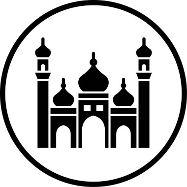 Cami simgesi, vektör resimleme