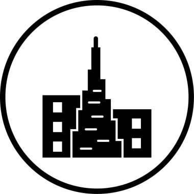 Yapı simgesinin vektör illüstrasyonu