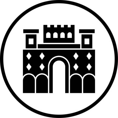 Moda tarzı izole edilmiş arkaplan oluşturma simgesi