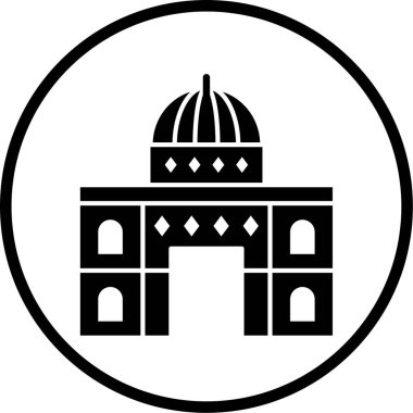 Yapı simgesinin vektör illüstrasyonu