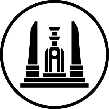 Yapı simgesinin vektör illüstrasyonu