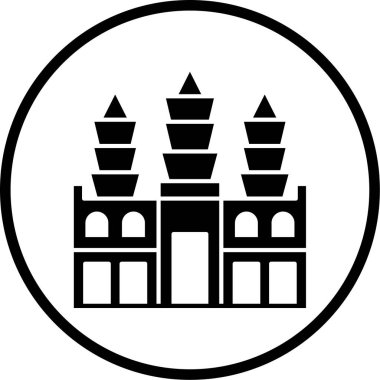 Yapı simgesinin vektör illüstrasyonu