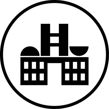 Yapı simgesinin vektör illüstrasyonu