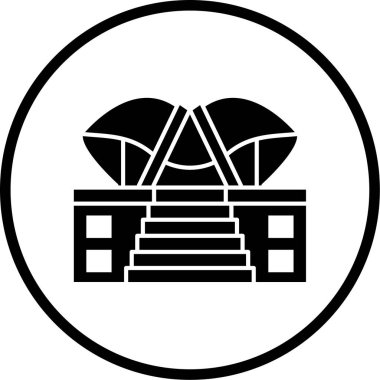 Yapı simgesinin vektör illüstrasyonu