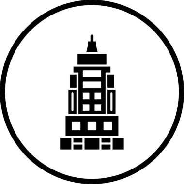 Yapı simgesinin vektör illüstrasyonu