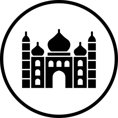 Cami. Web simgesi basit illüstrasyon