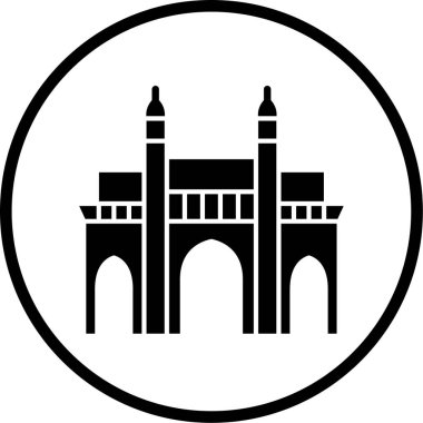 bina simgesi, vektör illüstrasyonu