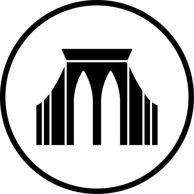 Bina. Web simgesi basit tasarım