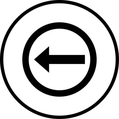 ok modern simgesinin vektör illüstrasyonu