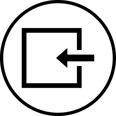 ok modern simgesinin vektör illüstrasyonu