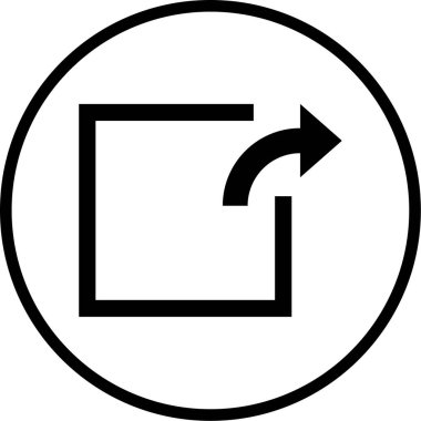 ok modern simgesinin vektör illüstrasyonu