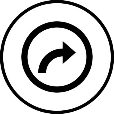 ok modern simgesinin vektör illüstrasyonu