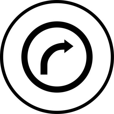 ok modern simgesinin vektör illüstrasyonu