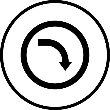 ok modern simgesinin vektör illüstrasyonu