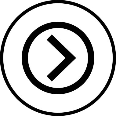 Ok. Web simgesi basit illüstrasyon