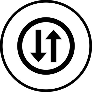 Okların vektör illüstrasyonu modern simge