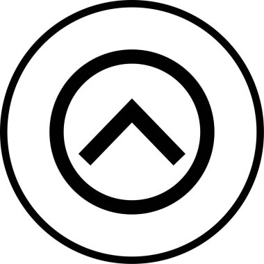 projeniz için yukarı ok simgesi