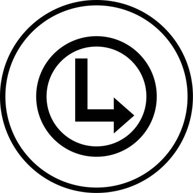 ok modern simgesinin vektör illüstrasyonu