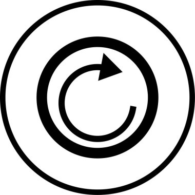 ok modern simgesinin vektör illüstrasyonu