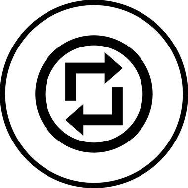 Okların vektör illüstrasyonu modern simge