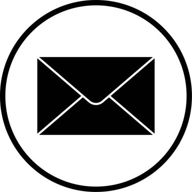 E- posta simgesi vektör illüstrasyonu