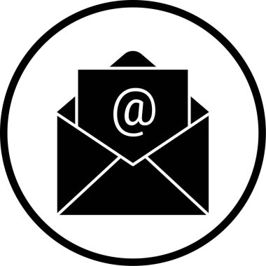 E- posta simgesi vektör illüstrasyonu
