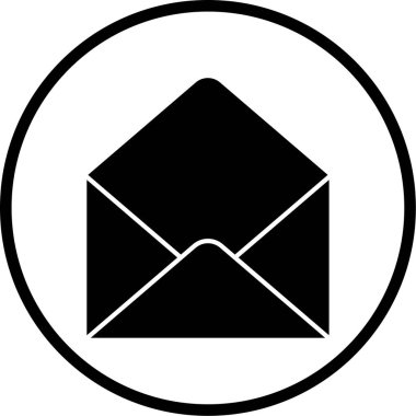 Posta simgesinin vektör illüstrasyonu