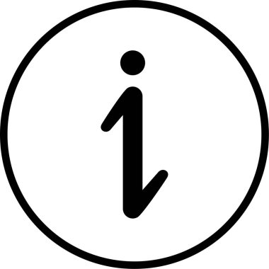 Kişisel ve ticari kullanım için vektör simgesi. bilgi işareti 