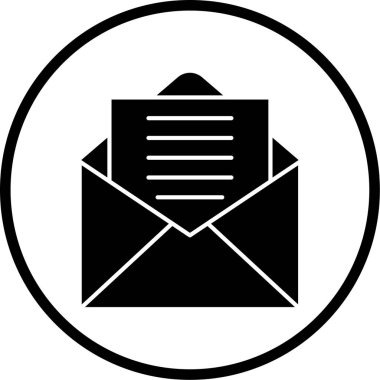 posta simgesi, vektör illüstrasyonu