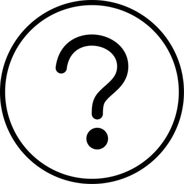 Soru işareti. Web simgesi