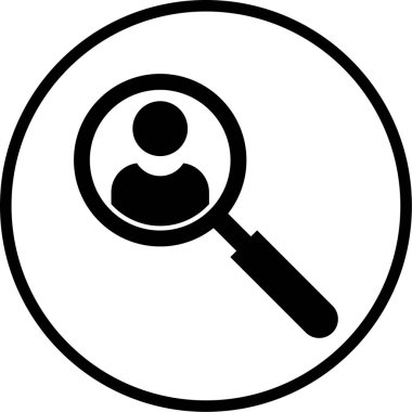 Arama modern simgesinin vektör illüstrasyonu